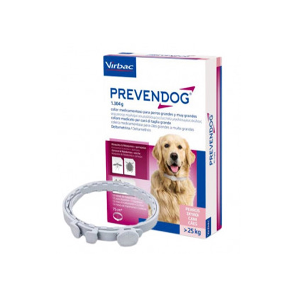 PREVENDOG - 1 COLLARE 75 CM - PER CANI SOPRA A 25 KG